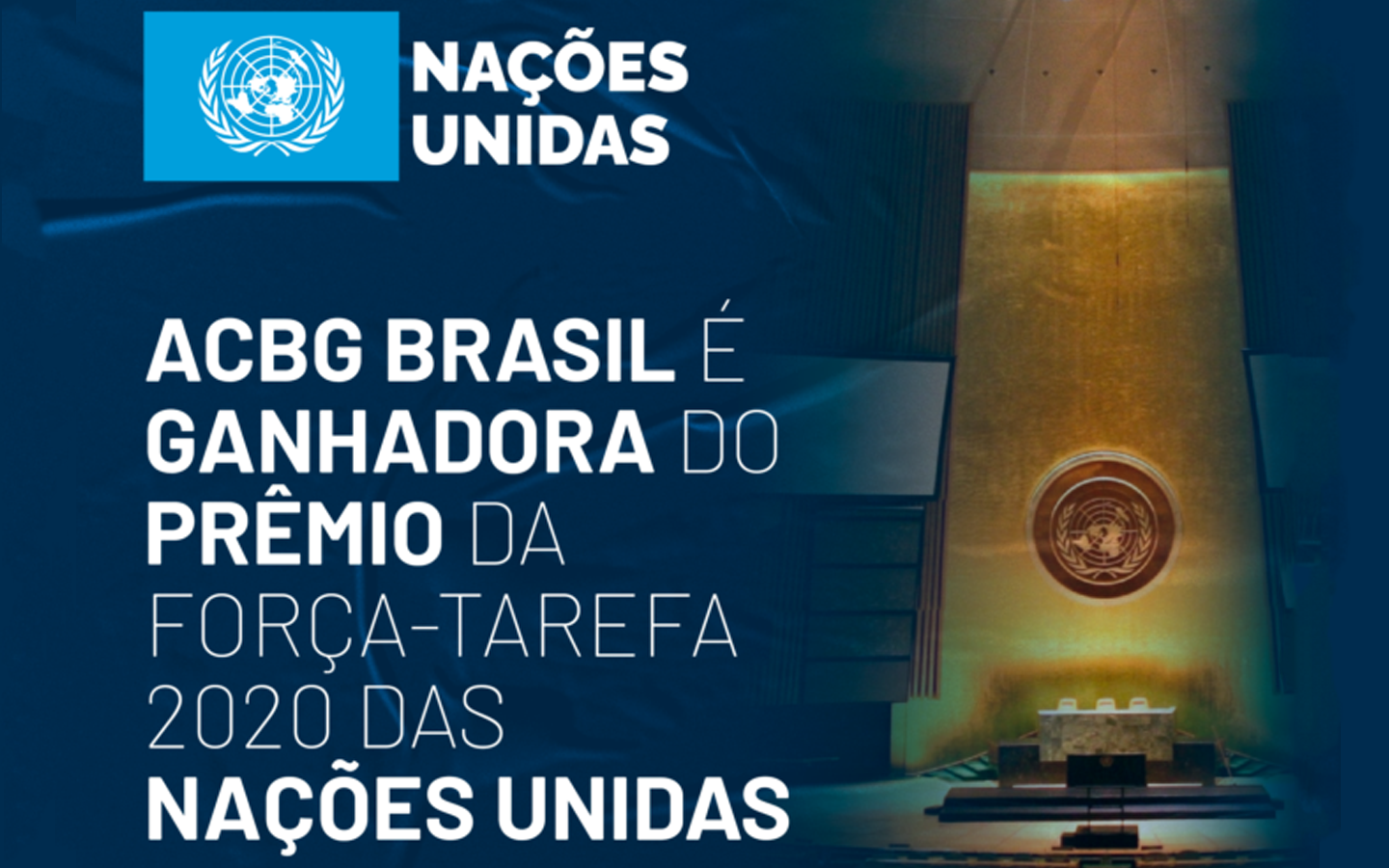 Brasileiras recebem prêmio da ONU nesta terça-feira (8)